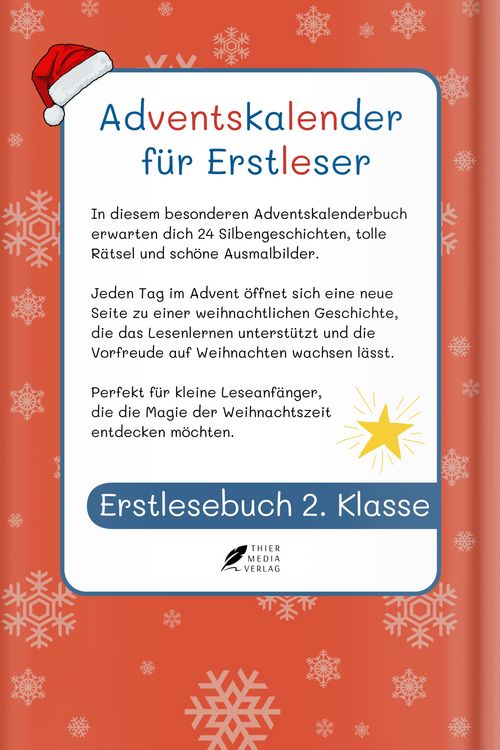Produktbild: Silbenbuch 2. Klasse - Adventskalender f&uuml;r Erstleser