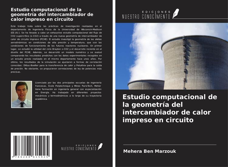 Produktbild: Estudio computacional de la geometr&iacute;a del intercambiador de calor impreso en circuito