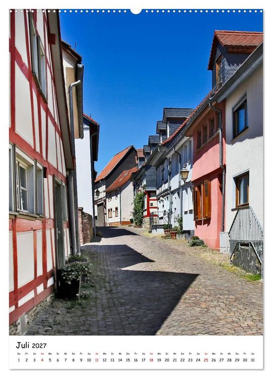 Produktbild: Idstein &ndash; eine Fachwerkidylle (Wandkalender 2027 DIN A2 hoch), CALVENDO Monatskalender