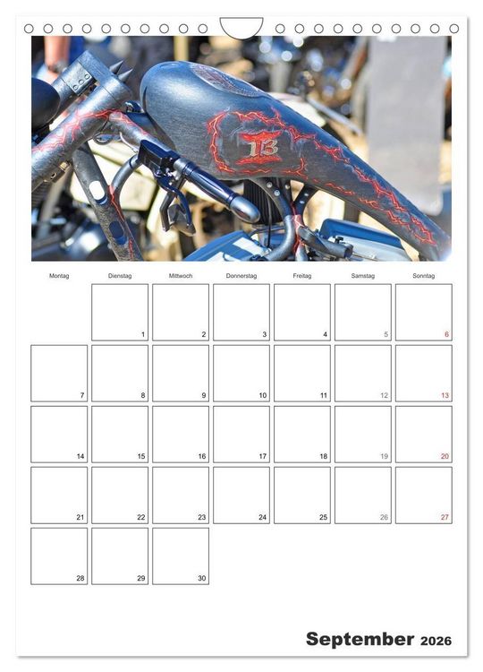 Produktbild: Best of Harley-Davidson Custom-Style 2026 (Wandkalender 2026 DIN A4 hoch), CALVENDO Monatskalender