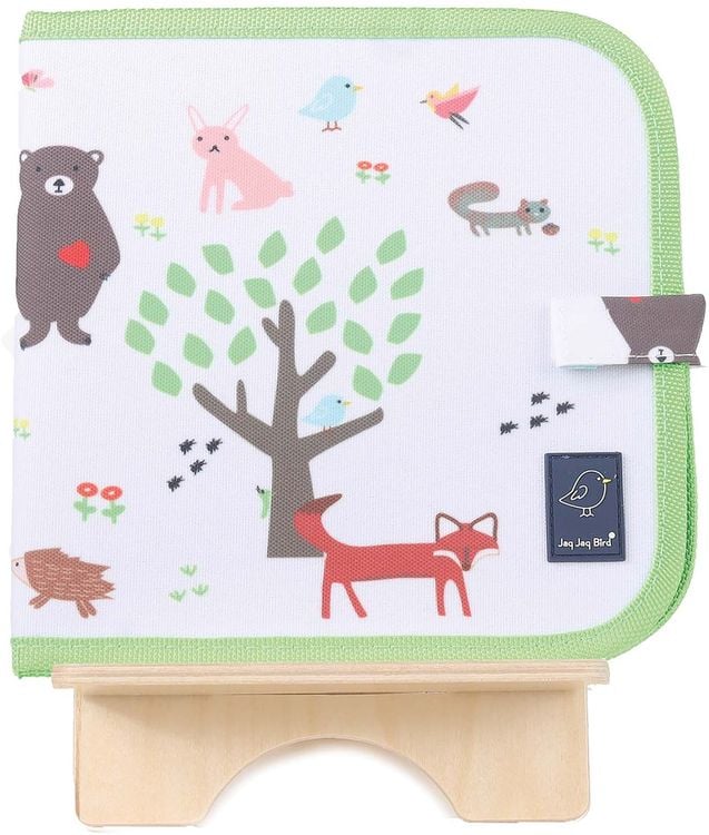 Produktbild: Jaq Jaq Bird - Kreidemalbuch Set mit 4 Kreiden Wald