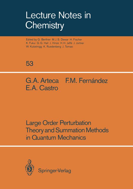 Produktbild: Large Order Perturbation Theory and Summation Methods in Quantum Mechanics