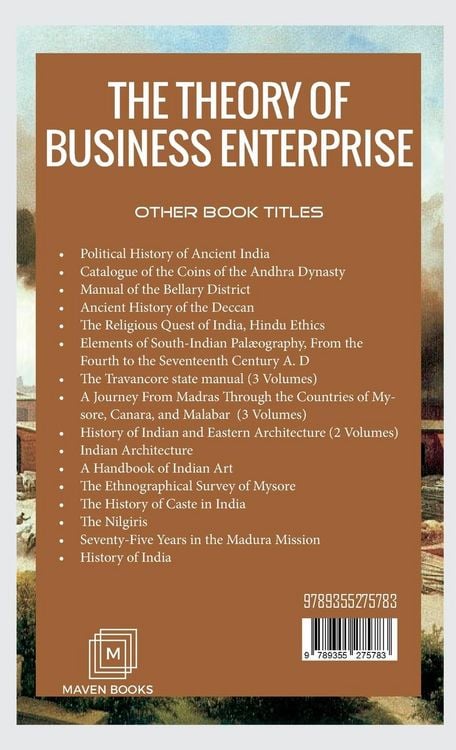 Produktbild: The Theory Of Business Enterprise