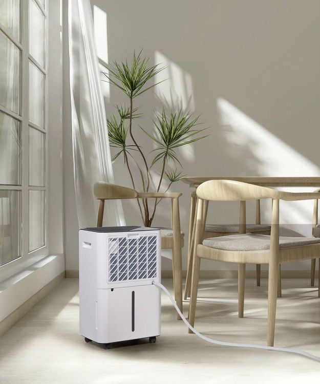 Produktbild: Sygonix Luftentfeuchter 104m&sup3; 330W 20 l/Tag Wei&szlig;