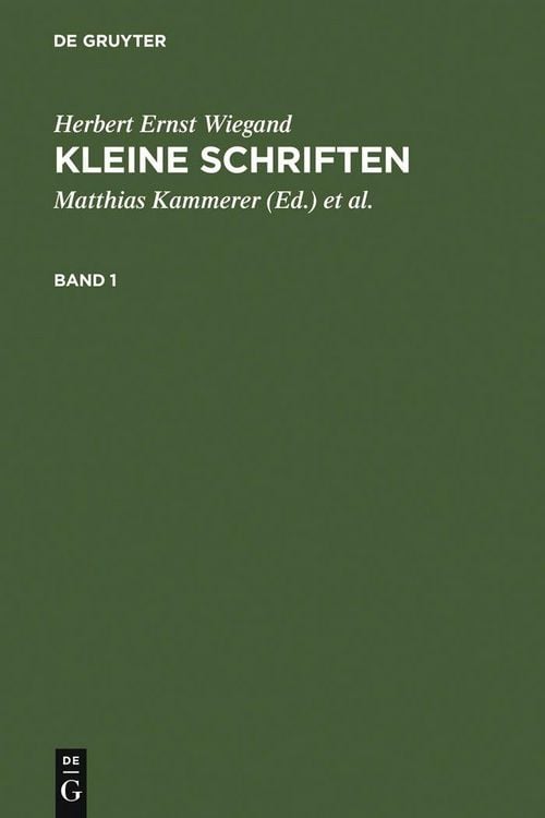 Produktbild: Kleine Schriften