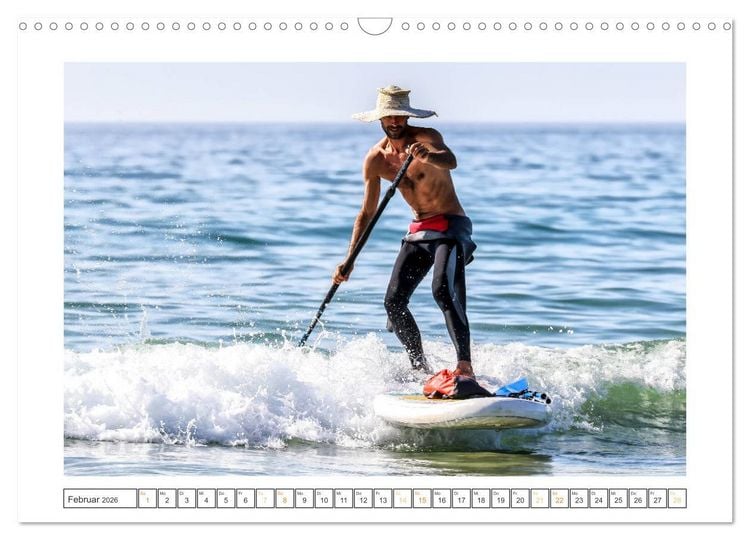 Produktbild: Wassersport - Spa&szlig; am Meer bei Wind und Wellen (Wandkalender 2026 DIN A3 quer), CALVENDO Monatskalender