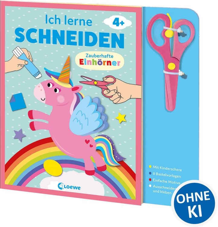 Produktbild: Ich lerne schneiden - Zauberhafte Einh&ouml;rner