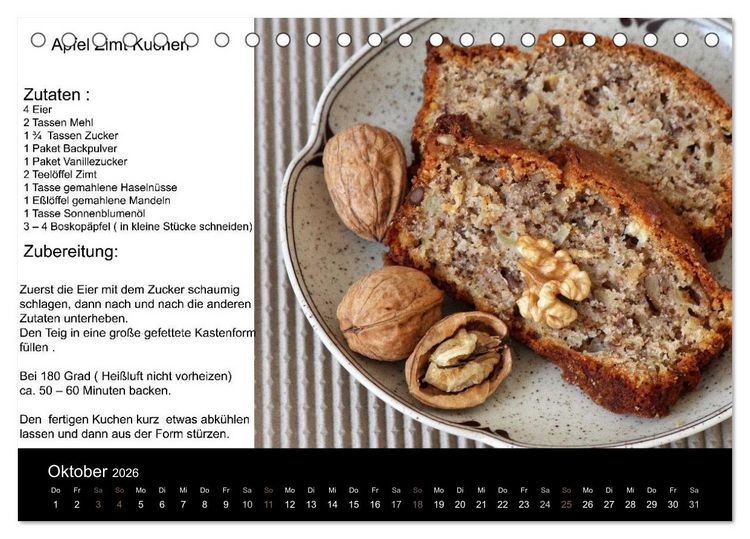 Produktbild: Lieblingsst&uuml;cke (Tischkalender 2026 DIN A5 quer), CALVENDO Monatskalender