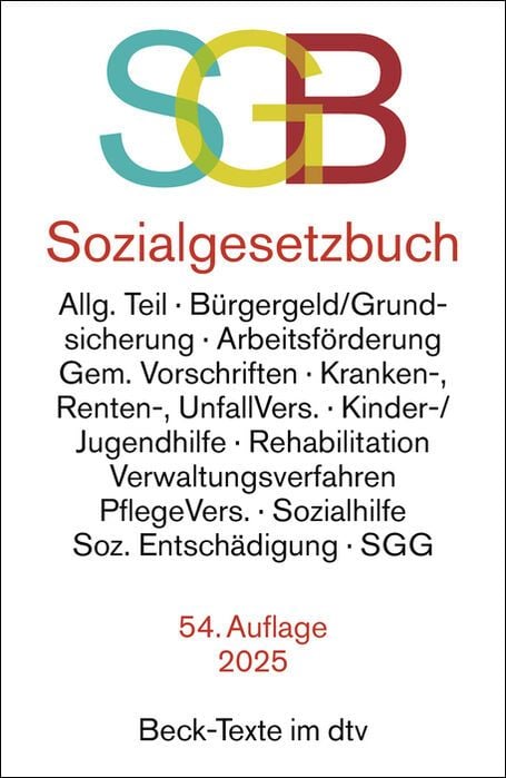 Produktbild: Sozialgesetzbuch mit Sozialgerichtsgesetz
