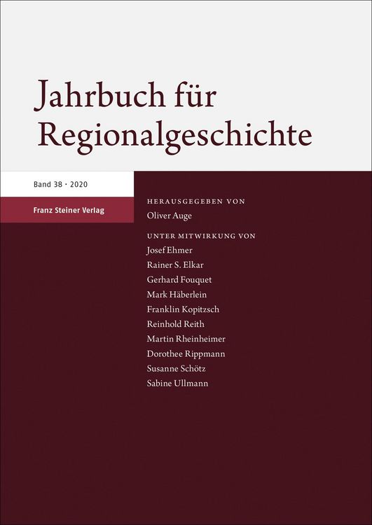 Produktbild: Jahrbuch f&uuml;r Regionalgeschichte 38 (2020)