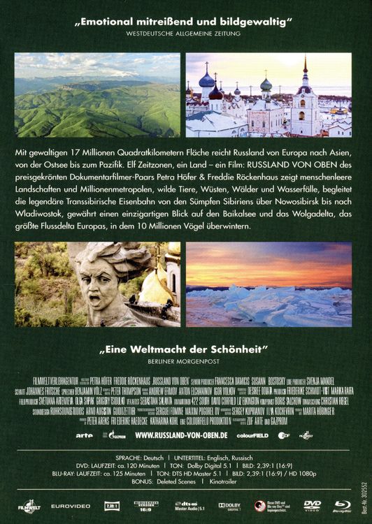 Produktbild: Russland von oben - Der Kinofilm (+DVD)
