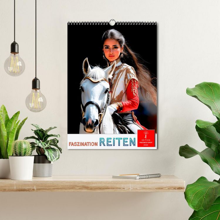 Produktbild: Faszination Reiten (Wandkalender 2026 DIN A3 hoch), CALVENDO Monatskalender