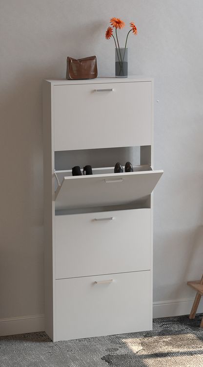Produktbild: Holz Schuhregal Schuhschrank Schuhkipper Sulos L