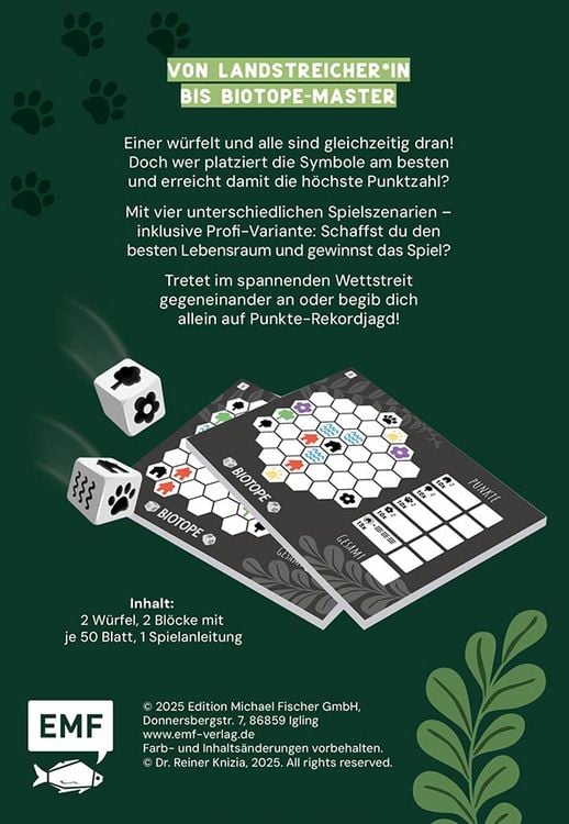 Produktbild: W&uuml;rfelspiel: Biotope &ndash; Wer schafft den besten Lebensraum?