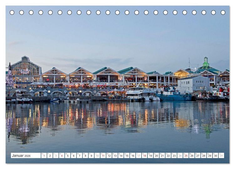 Produktbild: S&uuml;dafrika - Kapstadt (Tischkalender 2026 DIN A5 quer), CALVENDO Monatskalender