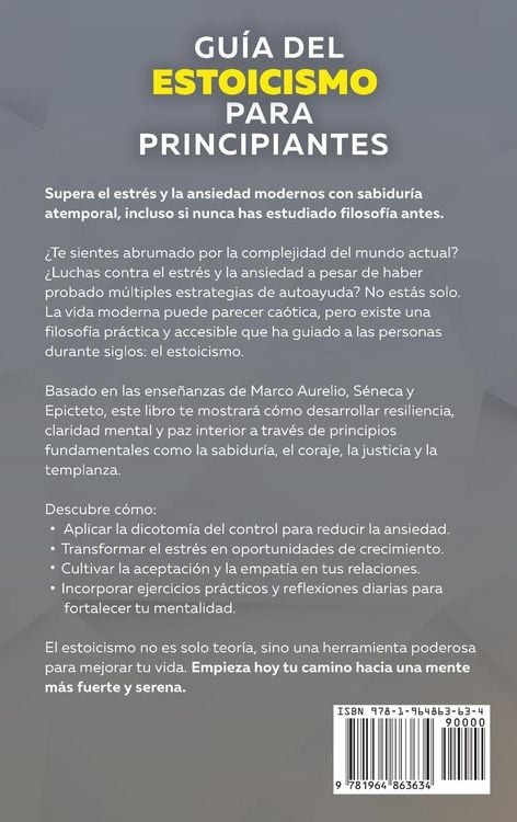 Produktbild: Gu&iacute;a del Estoicismo para Principiantes