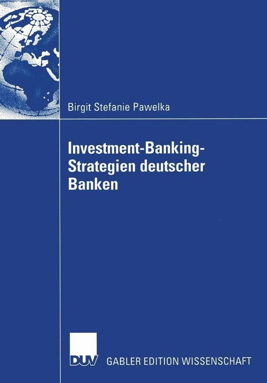 Produktbild: Investment-Banking-Strategien deutscher Banken