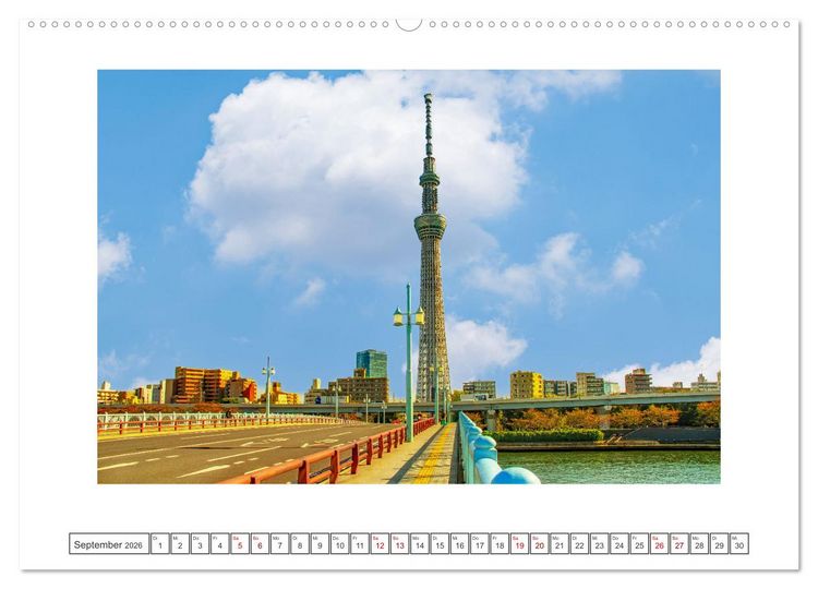 Produktbild: Tokio - Tradition und Moderne (hochwertiger Premium Wandkalender 2026 DIN A2 quer), Kunstdruck in Hochglanz