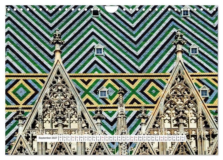 Produktbild: Wien Facettenreiche Metropole (Wandkalender 2027 DIN A4 quer), CALVENDO Monatskalender