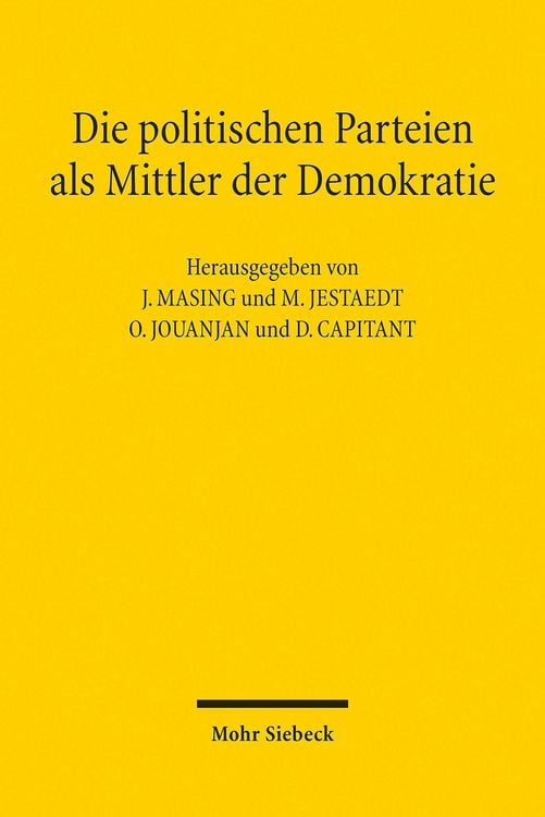 Produktbild: Die politischen Parteien als Mittler der Demokratie