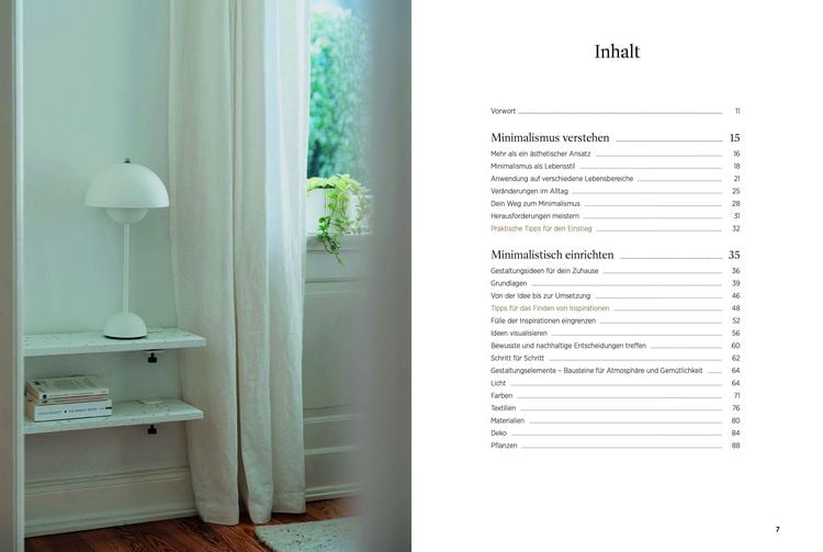 Produktbild: Minimalistisch wohnen