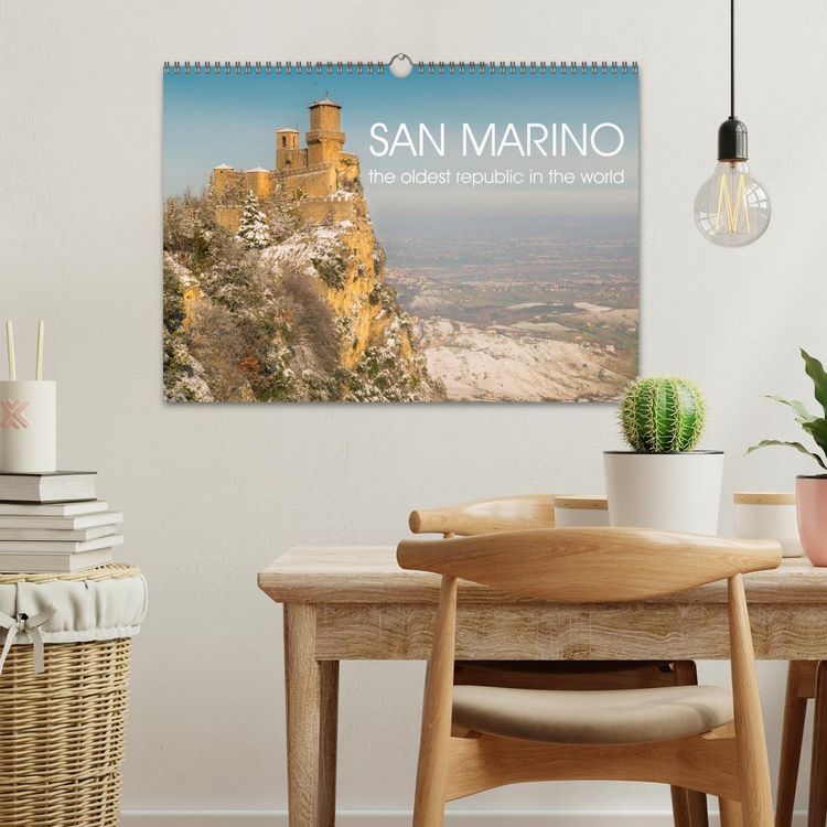 Produktbild: San Marino The oldest Republic in the world (Wall Calendar 2026 DIN A3 landscape), CALVENDO 12 Month Wall Calendar