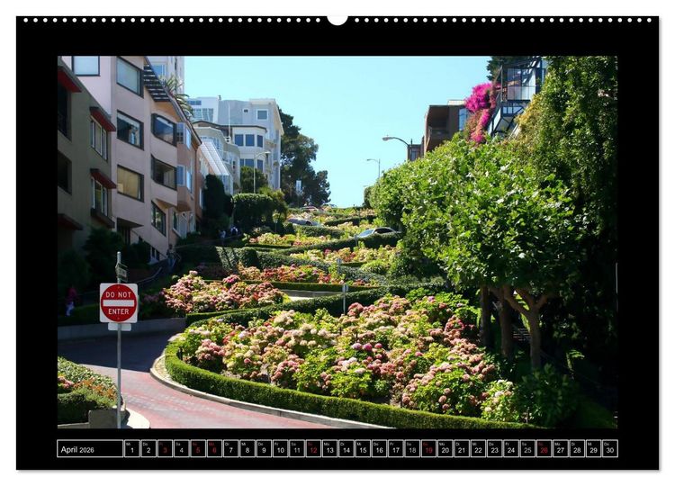 Produktbild: Wunderbares San Francisco (hochwertiger Premium Wandkalender 2026 DIN A2 quer), Kunstdruck in Hochglanz