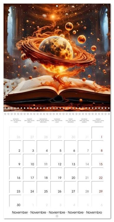 Produktbild: Fantastic surreal book worlds (Wall Calendar 2026 12 &times; 12 Inch) CALVENDO 12 Month Wall Calendar