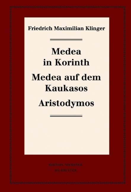 Produktbild: Medea in Korinth. Medea auf dem Kaukasos. Aristodymos
