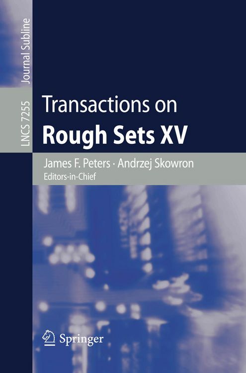 Produktbild: Transactions on Rough Sets XV