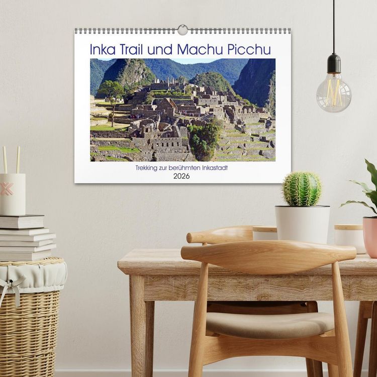 Produktbild: Inka Trail und Machu Picchu, Trekking zur ber&uuml;hmten Inkastadt (Wandkalender 2026 DIN A3 quer), CALVENDO Monatskalender