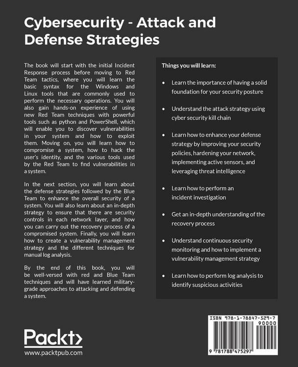 Produktbild: Cybersecurity - Attack and Defense Strategies