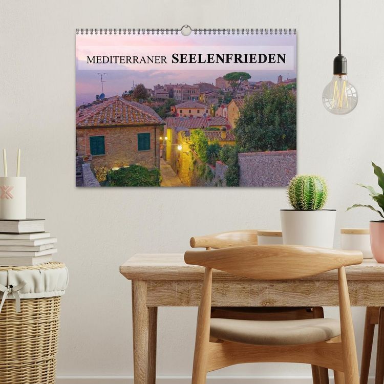 Produktbild: Mediterraner Seelenfrieden (Wandkalender 2026 DIN A3 quer), CALVENDO Monatskalender
