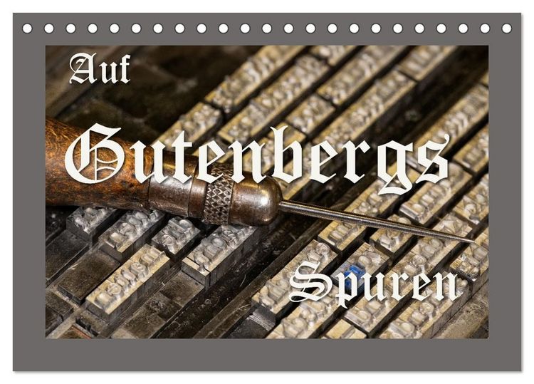 Produktbild: Auf Guttenbergs Spuren (Tischkalender 2027 DIN A5 quer), CALVENDO Monatskalender