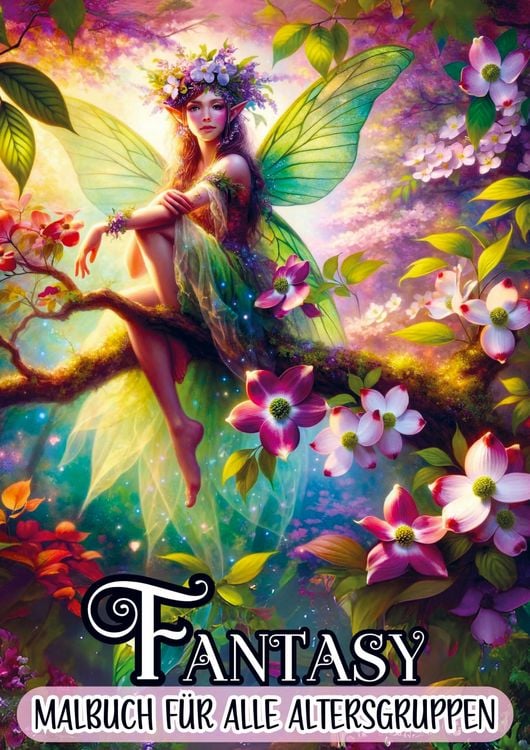 Produktbild: Malbuch f&uuml;r alle Altersgruppen - Fantasy