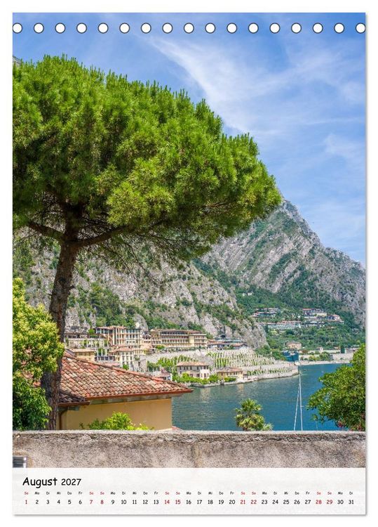 Produktbild: Limone sul Garda - Perle am Westufer des Gardasees (Tischkalender 2027 DIN A5 hoch), CALVENDO Monatskalender