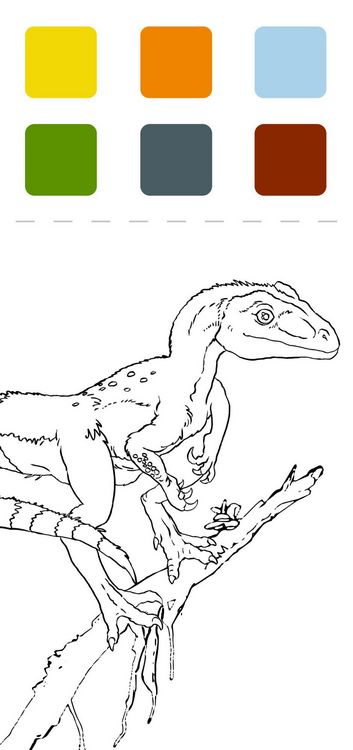 Produktbild: Mini-Malblock &ndash; Mein T-Rex-Malblock zum Schulstart