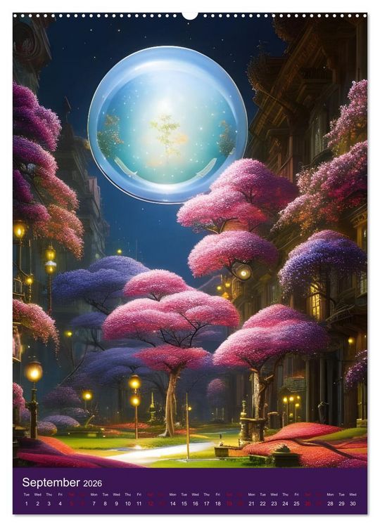 Produktbild: Fantasy Dreams (Wall Calendar 2026 DIN A2 portrait), CALVENDO 12 Month Wall Calendar
