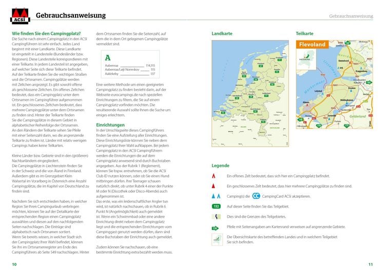 Produktbild: ACSI Campingf&uuml;hrer Europa 2026