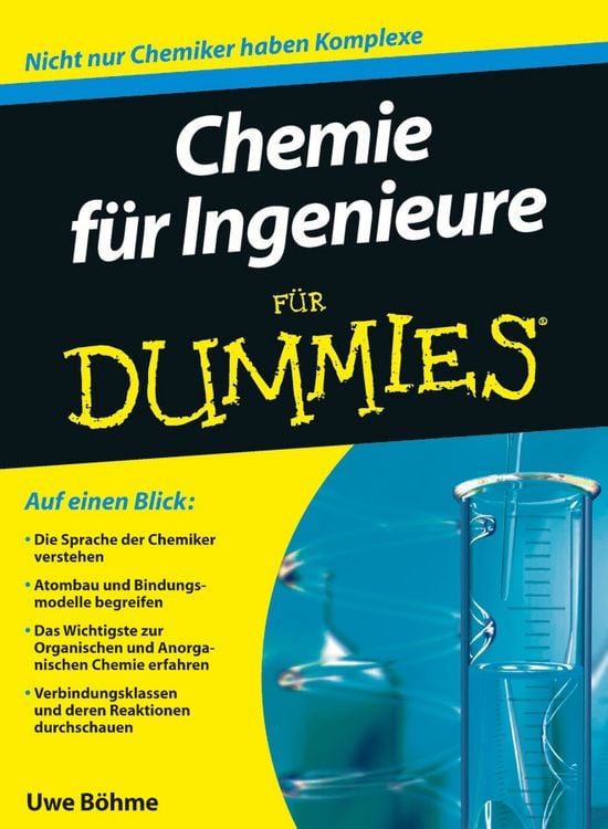 Produktbild: Chemie f&uuml;r Ingenieure f&uuml;r Dummies