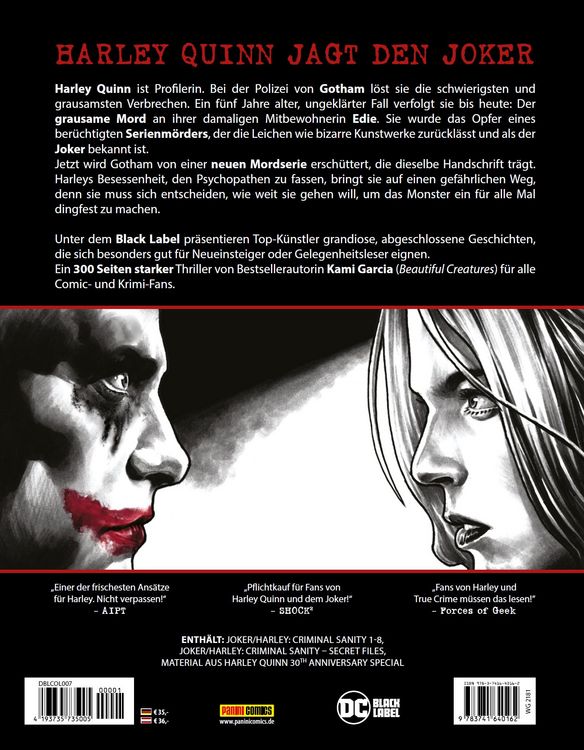 Produktbild: Joker/Harley: Psychogramm des Grauens (Sammelband)