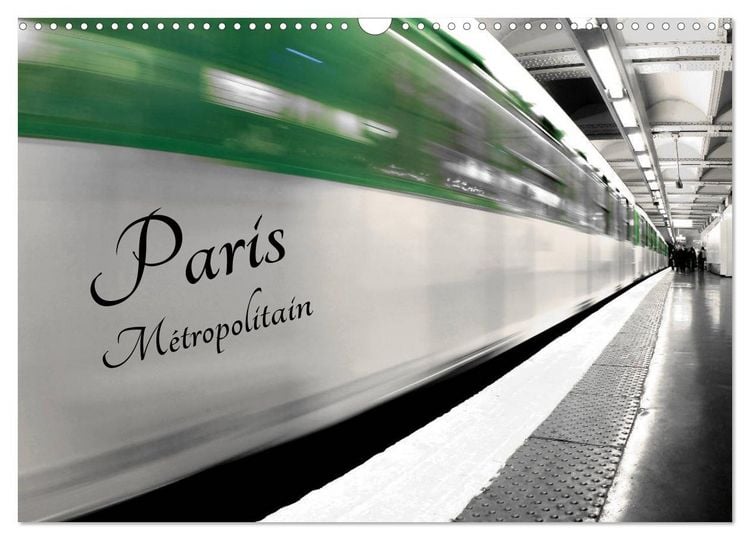 Produktbild: Paris M&eacute;tropolitain (Calendrier mural 2026 DIN A3 vertical), CALVENDO calendrier mensuel