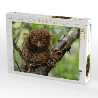 Produktbild: CALVENDO Puzzle Philippinischer Koboldmaki auf Bohol | 1000 Teile Lege-Gr&ouml;&szlig;e 64x48cm Foto-Puzzle f&uuml;r gl&uuml;ckliche Stunden