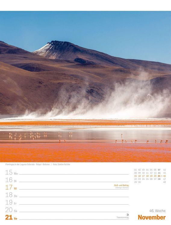 Produktbild: Planet Erde Wochenplaner Kalender 2027 | Landschaften der Welt