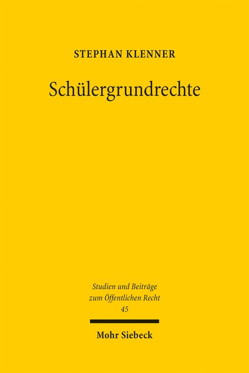 Produktbild: Sch&uuml;lergrundrechte