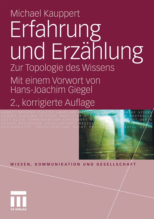 Produktbild: Erfahrung und Erz&auml;hlung