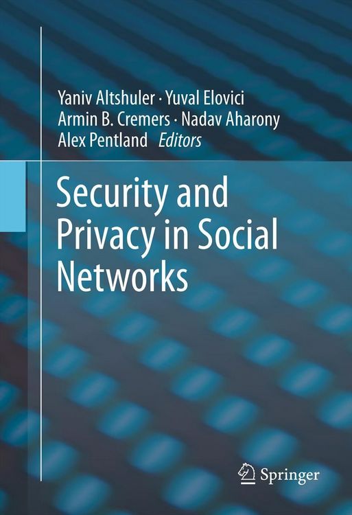 Produktbild: Security and Privacy in Social Networks