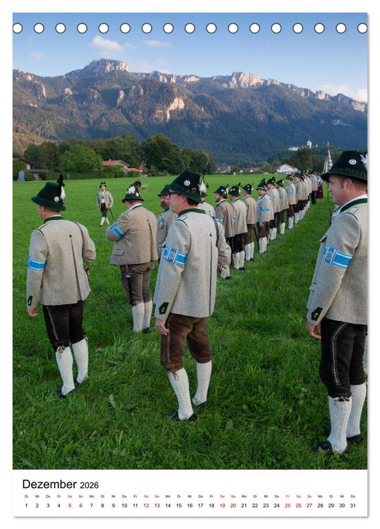 Produktbild: Bayerische Gebirgssch&uuml;tzen (Tischkalender 2026 DIN A5 hoch), CALVENDO Monatskalender