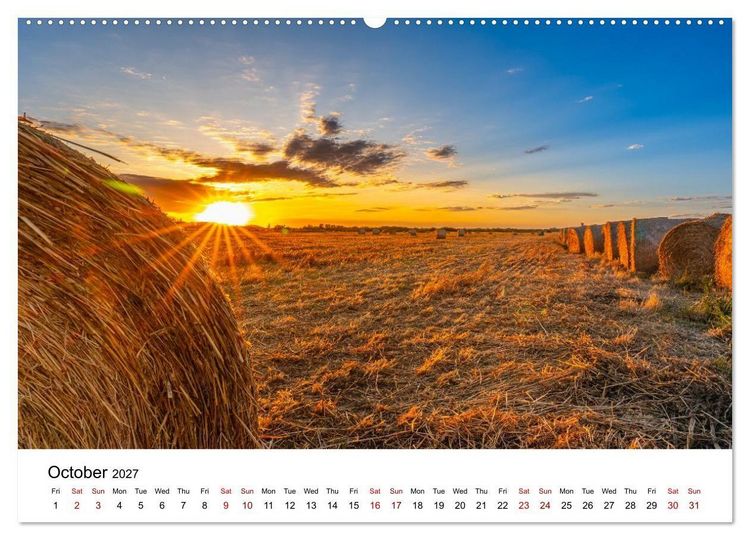 Produktbild: Magical sunsets. Lights between heaven and earth (Wall Calendar 2027 DIN A2 landscape), CALVENDO 12 Month Wall Calendar