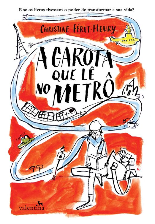 Produktbild: A garota que l&ecirc; no metr&ocirc;